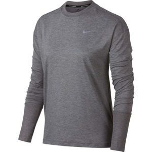 Nike ELMNT TOP CREW šedá XS - Dámské běžecké triko