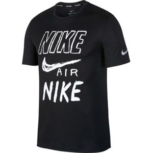 Nike BRTHE RUN TOP SS GX černá S - Pánské běžecké triko