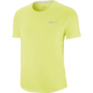 Nike MILER TOP SS W zelená S - Dámské běžecké tričko