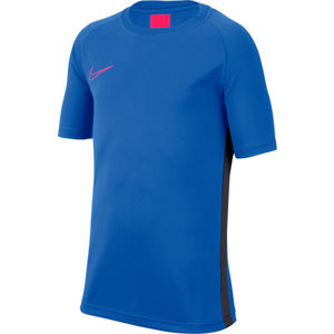 Nike DRY ACDMY TOP SS B Chlapecké fotbalové tričko, Modrá,Černá,Červená, velikost