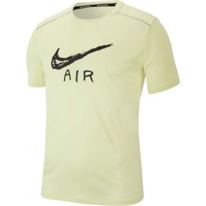 Nike MILER COOL SS GX HBR žlutá L - Pánské tričko