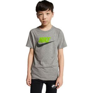 Nike NSW TEE FUTURA ICON TD B Chlapecké tričko, šedá, velikost M