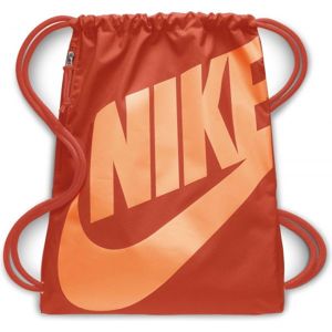 Nike HERITAGE GYMSACK Gymsack, Lososová,Oranžová, velikost