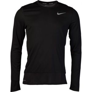 Nike BRTHE RAPID TOP LS černá XL - Pánský běžecký top