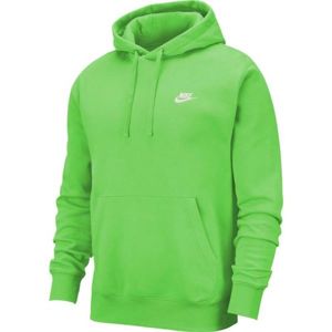 Nike NSW CLUB HOODIE PO BB zelená XL - Pánská mikina