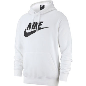 Nike NSW CLUB HOODIE PO BB GX M bílá S - Pánská mikina