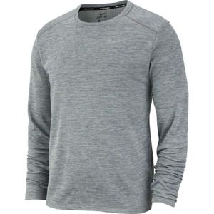 Nike PACER TOP CREW šedá M - Pánské běžecké tričko