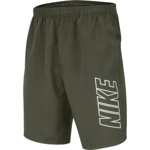 Nike DRY ACDMY SHIRT WP B Chlapecké fotbalové šortky, Khaki,Bílá, velikost XS