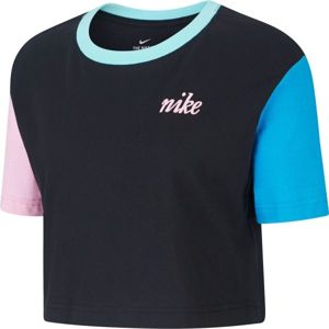 Nike NSW TEE FEMME 2 CROP černá XS - Dámské tričko