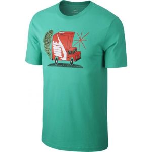 Nike NSW SS TEE SSNL APP 1 M zelená S - Pánské tričko