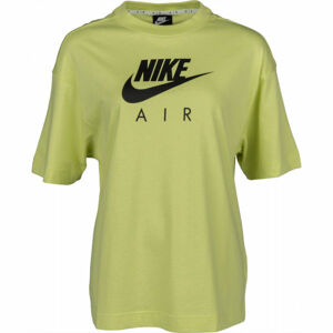 Nike NSW AIR TOP SS BF W Dámské tričko, světle zelená, velikost M