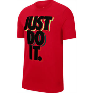 Nike SPORTSWEAR JDI Pánské tričko, Červená, velikost