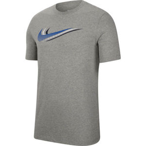 Nike NSW SS TEE SWOOSH M šedá 2XL - Pánské tričko