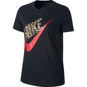 Nike NSW TEE PREP FUTURA 1 W černá S - Dámské tričko