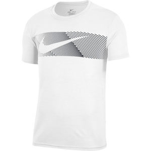 Nike DRY SUPERSET SS LV 2.0 M bílá 2XL - Pánské tričko