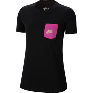 Nike NSW TEE ICON CLASH W černá S - Dámské tričko
