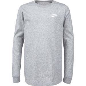 Nike NSW TEE LS EMB FUTURA B  L - Chlapecké triko s dlouhým rukávem