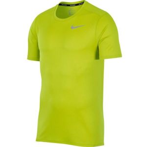 Nike DRI FIT BREATHE RUN TOP SS zelená 2xl - Pánské běžecké tričko