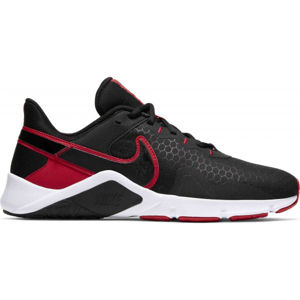 Nike LEGEND ESSENTIAL 2 Pánská tréninková obuv, Černá,Červená,Bílá, velikost 12