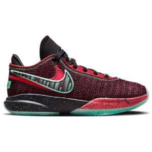 Nike LEBRON XX SE GS Dětská basketbalová obuv, červená, velikost 37.5