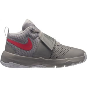 Nike TEAM HUSTLE D8 GS šedá 3.5 - Dětská basketbalová obuv