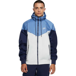 Nike NSW HE WR JKT HD M Pánská bunda, tmavě modrá, velikost L