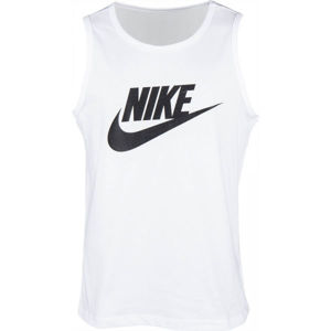 Nike NSW TANK ICON FUTURA Pánské tílko, Bílá,Černá, velikost