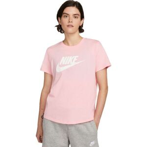 Nike NSW TEE ESSNTL ICN FTRA Dámské tričko, lososová, velikost M