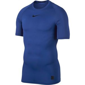 Nike PRO TOP tmavě modrá M - Pánské triko