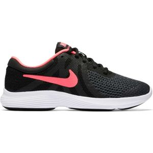 Nike REVOLUTION 4 GS Dívčí běžecká obuv, černá, velikost 38.5