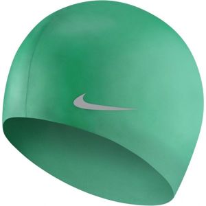 Nike SOLID SILICONE YOUTH světle zelená NS - Dětská plavecká čepice