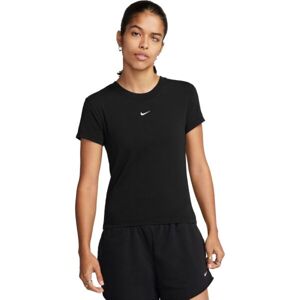 Nike SPORTSWEAR CHILL KNIT Dámské tričko, černá, velikost