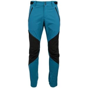 Northfinder ANAKIN Pánské softshellové kalhoty, modrá, velikost M