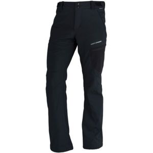 Northfinder GINEMON černá Crna - Pánské softshellové kalhoty
