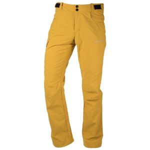 Northfinder MAX Pánské kalhoty, Žlutá,Šedá, velikost S
