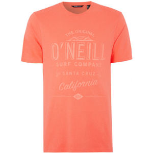 O'Neill LM MUIR T-SHIRT Pánské tričko, Lososová,Béžová, velikost