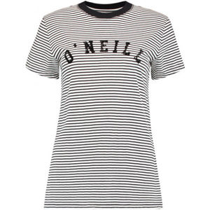 O'Neill LW ESSENTIALS STRIPE T-SHIRT bílá XS - Dámské tričko