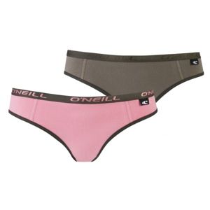 O'Neill SLIP 2-PACK růžová L - Dámské spodní kalhotky