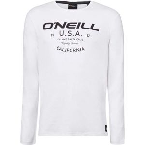 O'Neill LM OLSEN L/SLV T-SHIRT bílá L - Pánské tričko s dlouhým rukávem