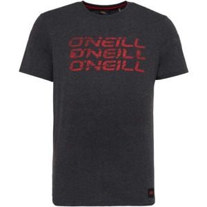O'Neill LM TRIPLE ONEILL T-SHIRT šedá XL - Pánské tričko
