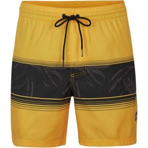 O'Neill CALI STRIPE SHORTS Pánské plavecké šortky, žlutá, velikost S
