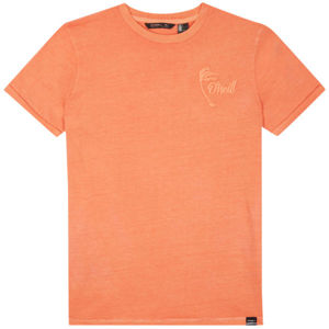 O'Neill LB CARTER WASHED T-SHIRT oranžová 128 - Chlapecké tričko