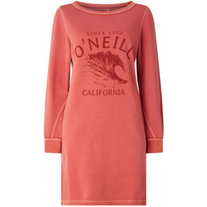 O'Neill LW SWEAT DRESS světle růžová L - Dámské šaty