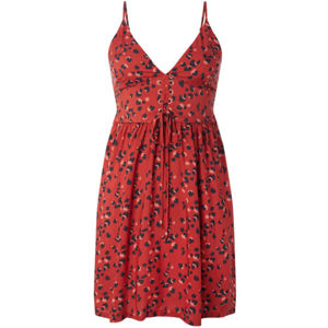 O'Neill LW TOLOWA STRAPPY DRESS červená M - Dámské šaty