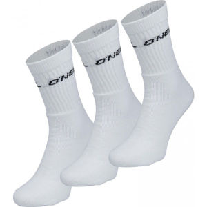 O'Neill SPORTSOCK 3P Unisex ponožky, Bílá,Černá, velikost 43-46