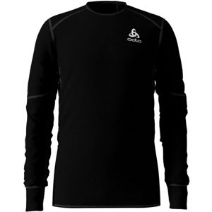 Odlo SUW KIDS TOP L/S CREW NECK ACTIVE X-WARM černá 140 - Dětské tričko