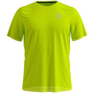 Odlo MEN'S T-SHIRT S/S ELEMENT LIGHT PRINT zelená M - Pánské tričko s krátkým rukávem