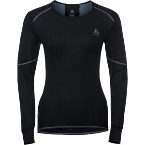 Odlo SUW WOMEN'S TOP L/S CREW NECK ACTIVE X-WARM černá S - Dámské tričko