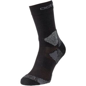 Odlo SOCKS CREW PRIMALOFT HIKE Ponožky, černá, velikost 39/41