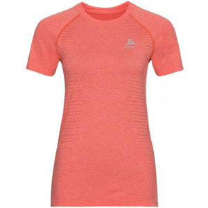 Odlo WOMEN'S T-SHIRT CREW NECK S/S SEAMLESS ELEMENT oranžová S - Dámské tričko